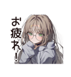 女子力皆無女子の日常（個別スタンプ：9）