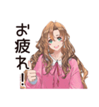 飲み女子のワイワイ集合（個別スタンプ：3）