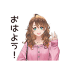 飲み女子のワイワイ集合（個別スタンプ：9）