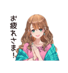 飲み女子のワイワイ集合（個別スタンプ：34）