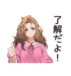 飲み女子のワイワイ集合（個別スタンプ：36）