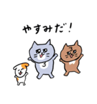灰色キャットと猫ともだち（個別スタンプ：12）
