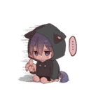 動く！ツンデレ猫耳少年(もぐもぐスタンプ)（個別スタンプ：12）