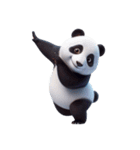 [アレンジ用]パンダぱんだPANDA（個別スタンプ：3）