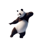 [アレンジ用]パンダぱんだPANDA（個別スタンプ：4）