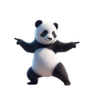 [アレンジ用]パンダぱんだPANDA（個別スタンプ：6）