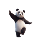 [アレンジ用]パンダぱんだPANDA（個別スタンプ：12）