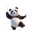 [アレンジ用]パンダぱんだPANDA（個別スタンプ：13）