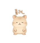 2種類のハムスター韓国語（個別スタンプ：7）