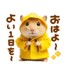 梅雨初夏♡ハムスター（個別スタンプ：13）