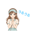 ゴルフ女子のバーディーちゃん（個別スタンプ：9）