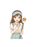 ゴルフ女子のバーディーちゃん（個別スタンプ：17）