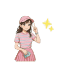 ゴルフ女子のバーディーちゃん（個別スタンプ：27）