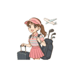 ゴルフ女子のバーディーちゃん（個別スタンプ：31）