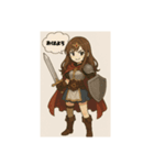 ファンタジー風のスタンプです！（個別スタンプ：1）