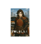 戦国武将と電車のコラボ（個別スタンプ：3）
