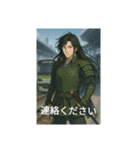戦国武将と電車のコラボ（個別スタンプ：5）