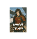戦国武将と電車のコラボ（個別スタンプ：6）