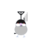 桜文鳥のさくちゃんの日常3（個別スタンプ：16）