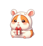かわいいウサギハムスター （NT） v.3（個別スタンプ：1）