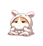 かわいいウサギハムスター （NT） v.3（個別スタンプ：16）