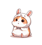 かわいいウサギハムスター （NT） v.3（個別スタンプ：22）