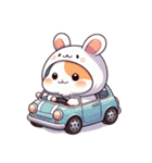 かわいいウサギハムスター （NT） v.3（個別スタンプ：25）