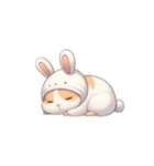 かわいいウサギハムスター （NT） v.3（個別スタンプ：32）