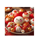 七五三お祝い和菓子スタンプ（個別スタンプ：1）