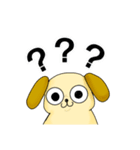 かわいい垂れ耳犬のミケランジェロ（個別スタンプ：12）