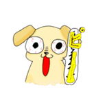 かわいい垂れ耳犬のミケランジェロ（個別スタンプ：22）