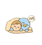 ぴこぴこ日和～青い鳥じぴんちゃんの日常1（個別スタンプ：1）