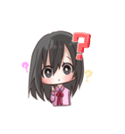 黒髪女の子ちゃん（個別スタンプ：13）