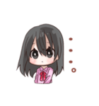 黒髪女の子ちゃん（個別スタンプ：26）