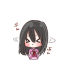 黒髪女の子ちゃん（個別スタンプ：38）