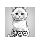 色鉛筆マンチカンのほっこりフレーズ（個別スタンプ：21）