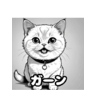 色鉛筆マンチカンのほっこりフレーズ（個別スタンプ：40）