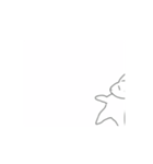 白猫だって動けるんだ（個別スタンプ：2）