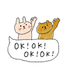 吹き出し♡癒し動物（個別スタンプ：13）
