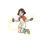 第三回縄跳びチャンピオン選手権（個別スタンプ：4）