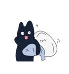 蒼色ねこの表情スタンプ（個別スタンプ：7）