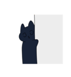蒼色ねこの表情スタンプ（個別スタンプ：11）