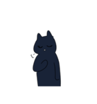 蒼色ねこの表情スタンプ（個別スタンプ：13）