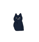 蒼色ねこの表情スタンプ（個別スタンプ：15）