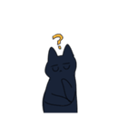 蒼色ねこの表情スタンプ（個別スタンプ：21）