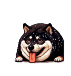 無言で伝える太っちょ黒柴2（個別スタンプ：12）
