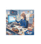 世界に1枚だけの駅（個別スタンプ：2）
