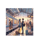 世界に1枚だけの駅（個別スタンプ：22）