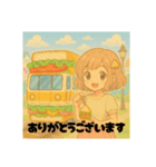 スイーツ電車のスタンプ（個別スタンプ：5）