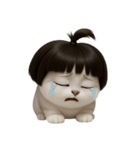 かわいい子猫のお団子ヘア （NT）（個別スタンプ：20）